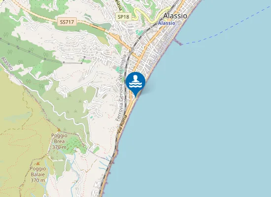 Map of Bagni Spiaggia