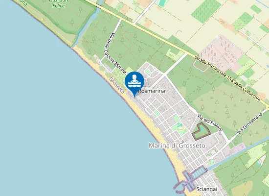 Map of Bagno Miramare