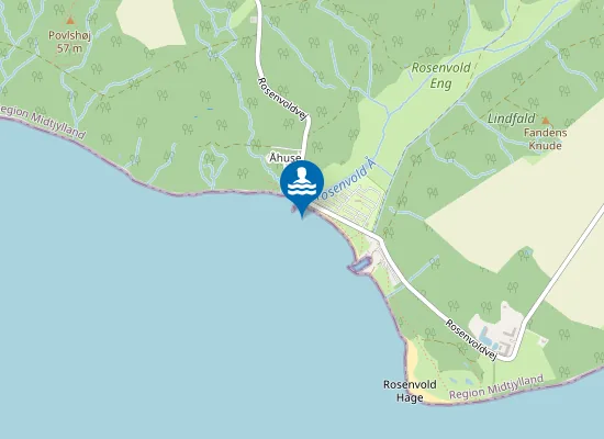 Map of ROSENVOLD STRAND