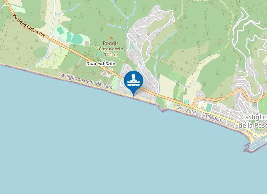 Map of Bagno Val Bona