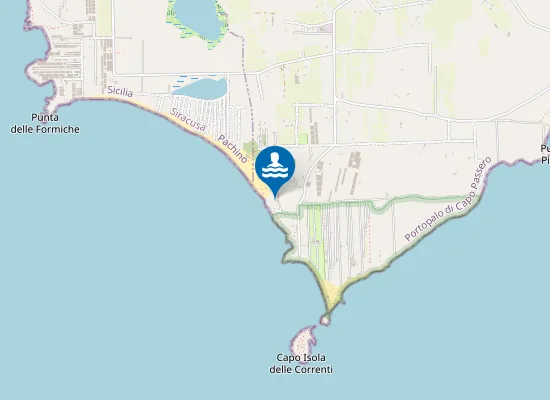 Map of Lido Kalè Beach