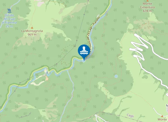 Map of Bagno di San Nicolò