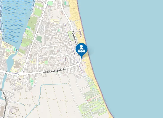 Map of Lido del Carabiniere