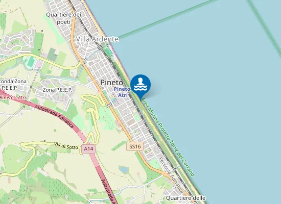Map of La gondola d'oro