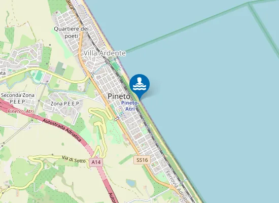 Map of Miramare