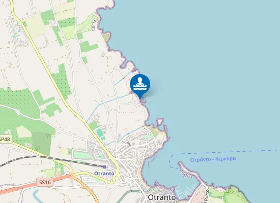 Map of Lido della Staffa