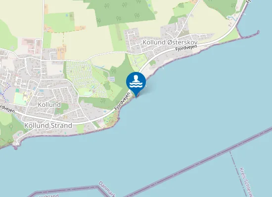 Map of KOLLUND ØSTERSKOV STRAND
