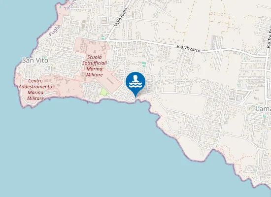 Map of Baia delle Zagare