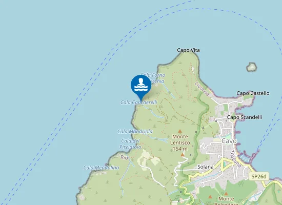 Map of Spiaggia del Velesio