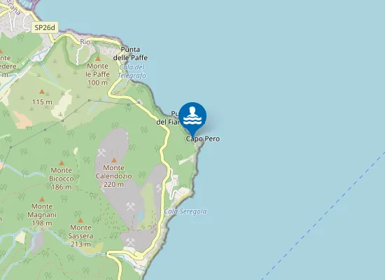 Map of Spiaggia del Direttore