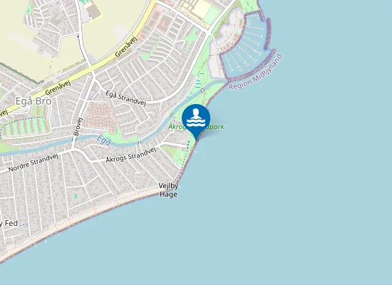 Map of Åkrogen