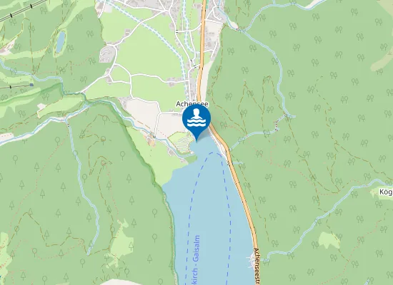 Map of ACHENSEE, NORD