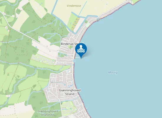 Map of BINDERUP STRAND