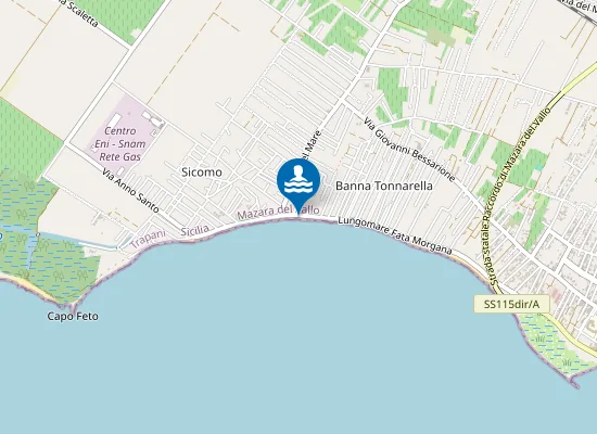 Map of Lido Caiman Beach
