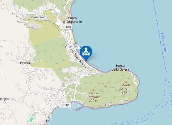 Map of Lido Amarea Beach