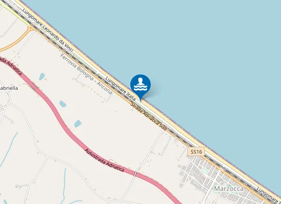 Map of Lido del Finanziere