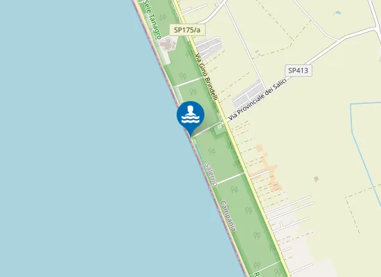 Map of Spiaggia libera S8 Eboli