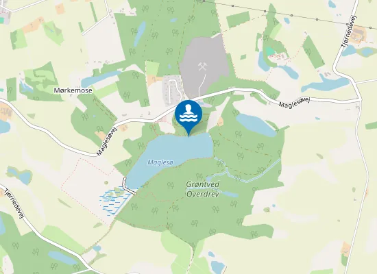 Map of MAGLESØ, TRAKTØRSTEDET