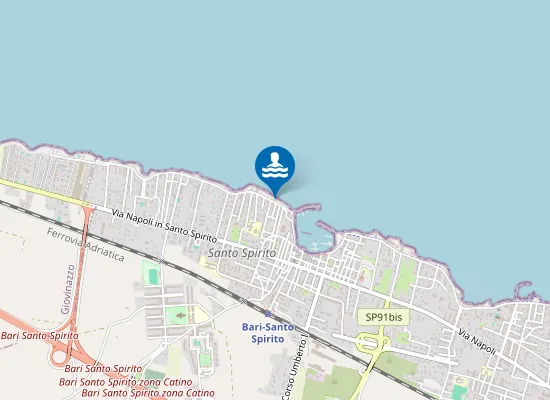 Map of Lido La Rotonda