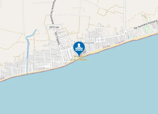 Map of Lido Monnalisa Beach