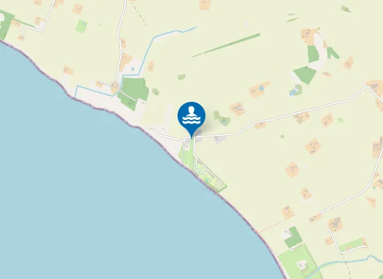 Map of UGERLØSE STR. V. CAMPINGPLADSEN