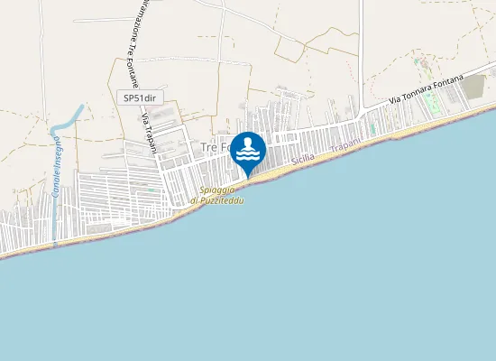 Map of Lido Lo Stravizio