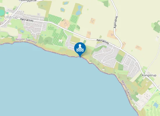 Map of ULSTRUP, CAMPINGPLADSEN