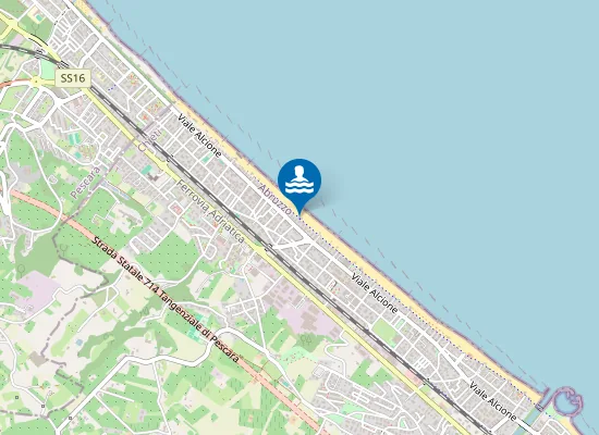 Map of Lido Nausica Beach