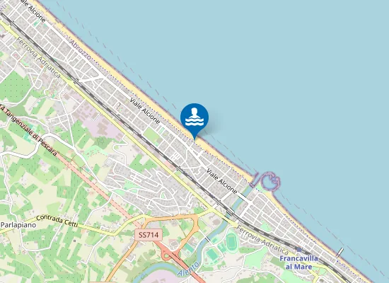 Map of Phi Park Hotel Alcione