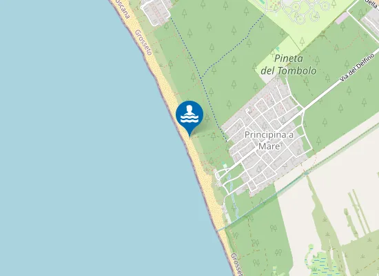 Map of Bagno Granduca