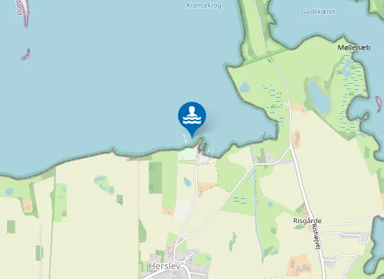 Map of HERSLEV STRAND