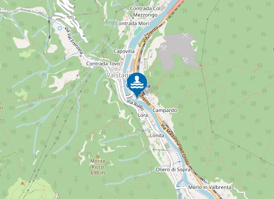 Map of Spiaggetta - Carpané (San Nazario)