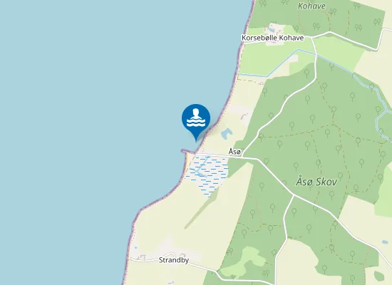 Map of Åsø Strand