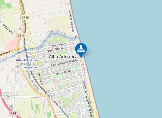 Map of Hotel king beach