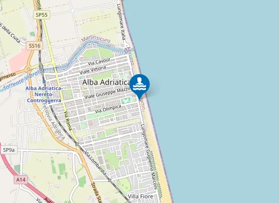 Map of Hotel joli beach