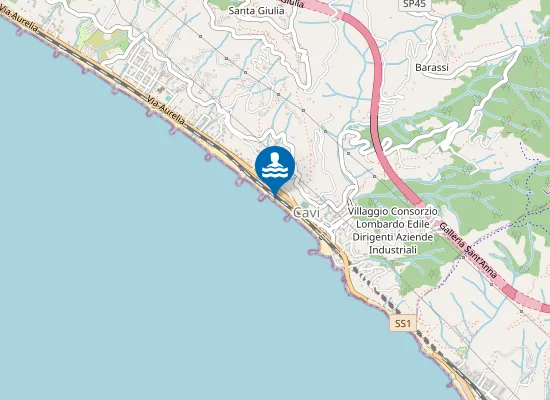 Map of Bagni Marinella