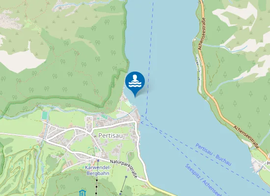 Map of ACHENSEE, SÜD