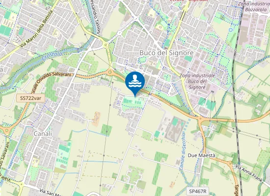 Map of Circolo Onde Chiare e Circolo Tennis Tricolore