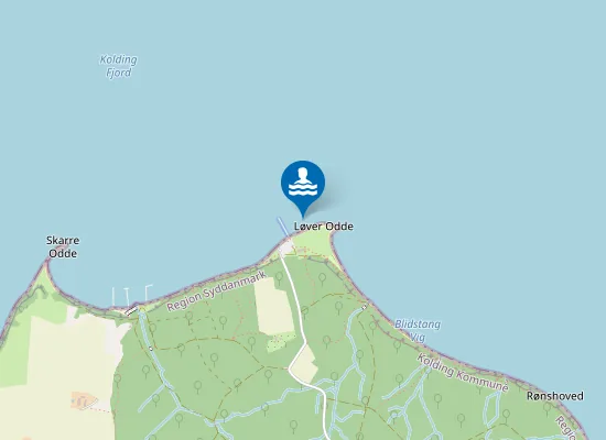 Map of LØVERODDE