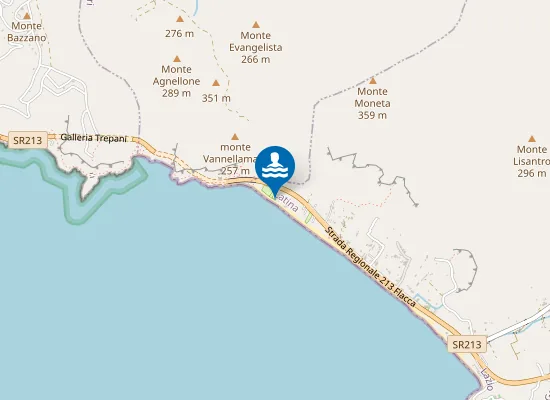 Map of Capacabana Beach