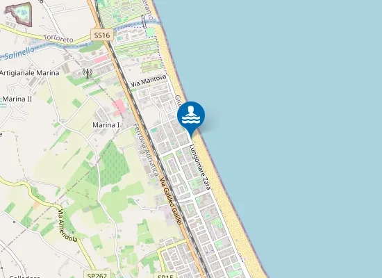 Map of Lido Blu