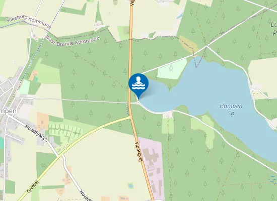 Map of HAMPEN SØ, P-PLADS
