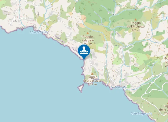 Map of Sassi Verdi