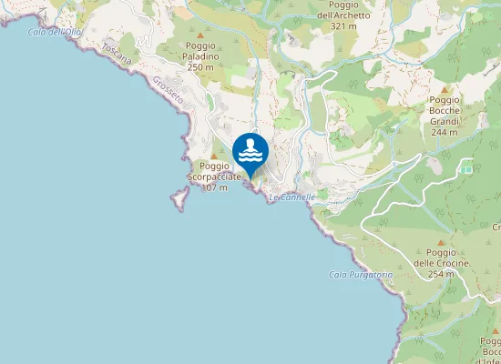 Map of Mar Morto