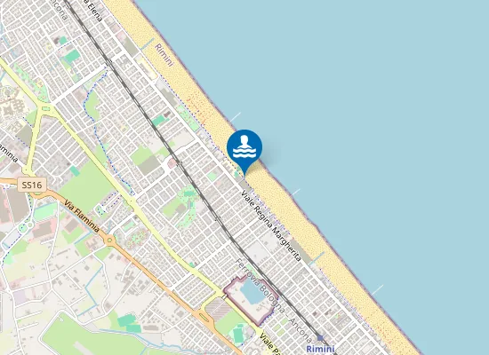 Map of Bagno 107 Green Beach