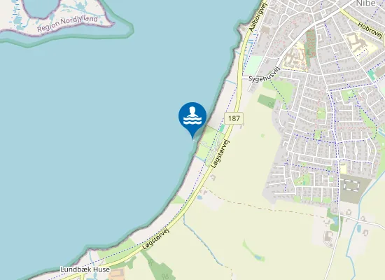 Map of V CAMPINGPLADS SV FOR NIBE