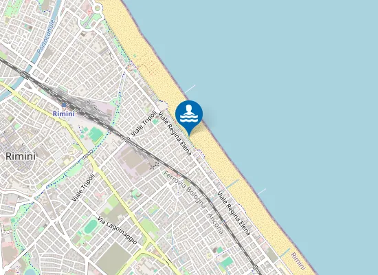 Map of Bagno 52 Peppo Fantasy Beach