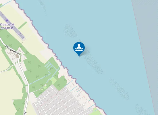 Map of STORE SJØRUP STRAND, UDENFOR