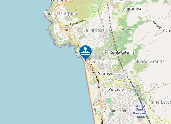 Map of Lido Il Pescespada