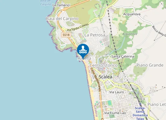 Map of Lido A Stagliata